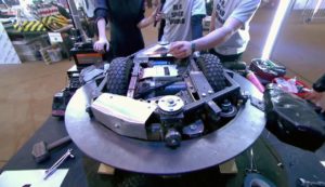 No, this robot isn't disassembled. It literally looks like this.